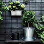 Gaaspaneel zwarte PVC coating met plantenbak
